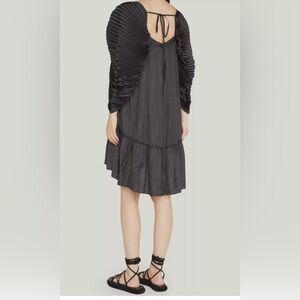 Kobi Halperin Rae Pleated Puff-Sleeve Dress. Never worn
